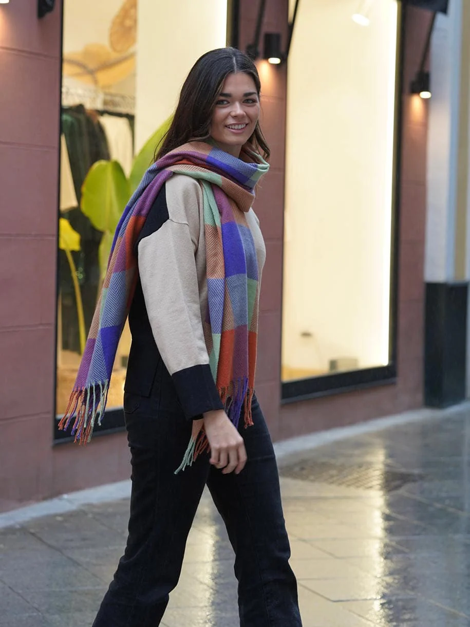 BUFANDA CUADROS TARTÁN - Image 5