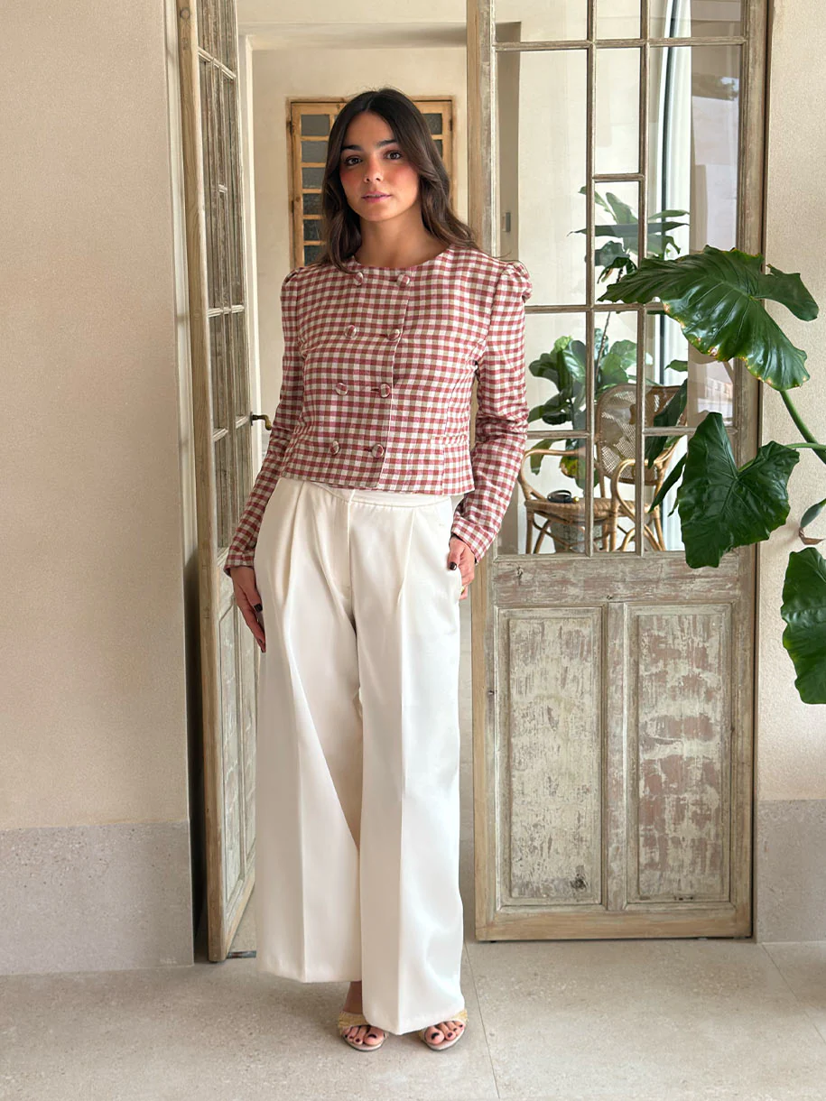 CHAQUETA TORERA VICHY - Image 5