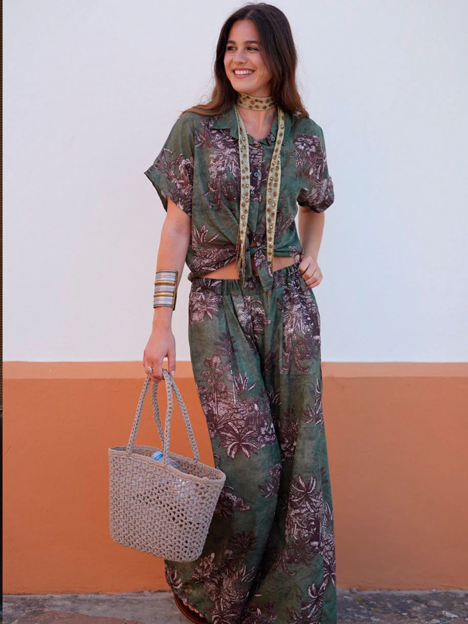 CONJUNTO TOILE TROPICAL