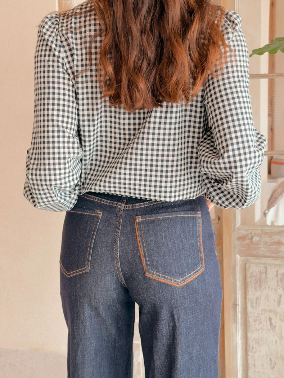 JEANS WIDE LEG OSCURO - Image 3