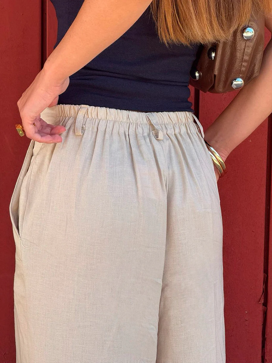 PANTALÓN LINO RECTO - Image 2