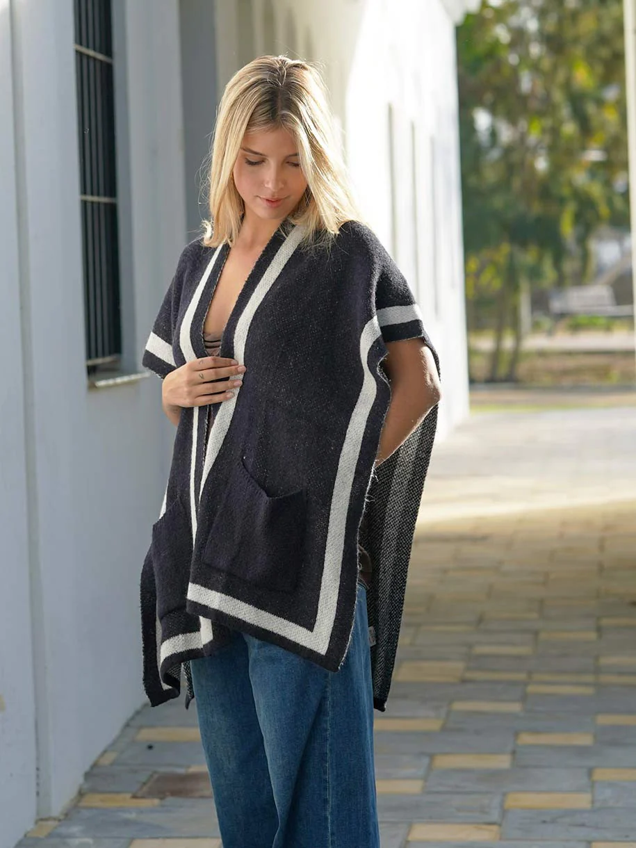 PONCHO RAYA CONTRASTE - Image 3