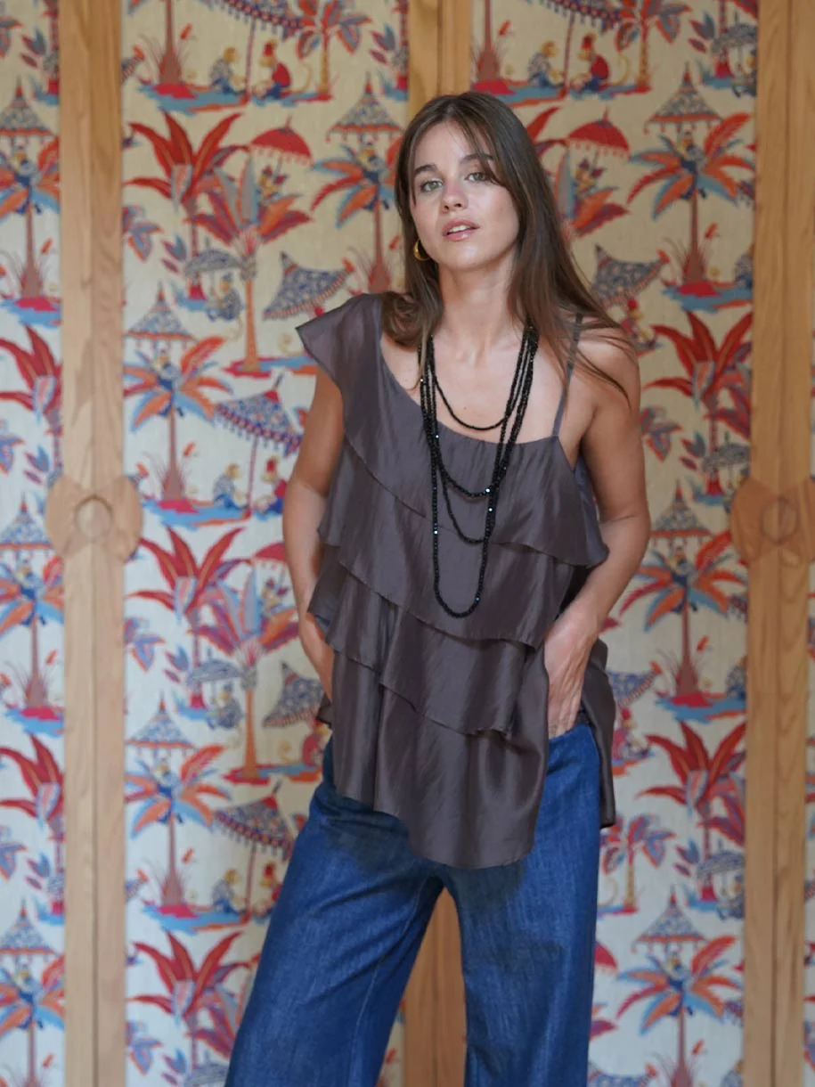 TOP VOLANTES ASIMÉTRICO TENCEL - Image 7