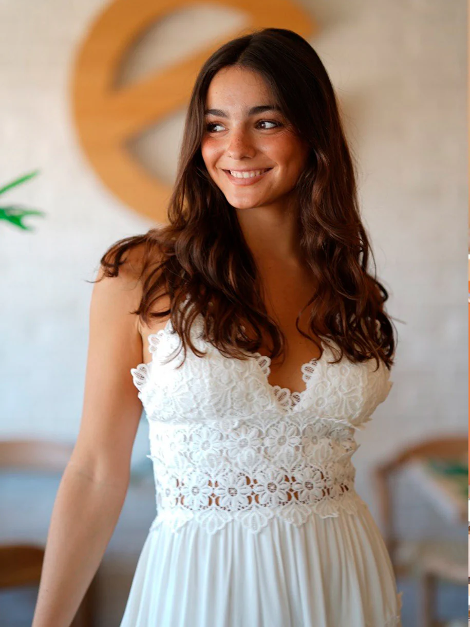 VESTIDO BLANCO GUIPUR - Image 2