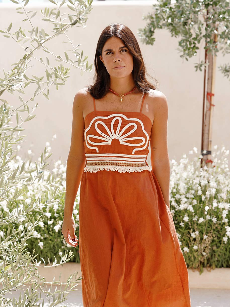 VESTIDO BORDADO CALABAZA - Image 2
