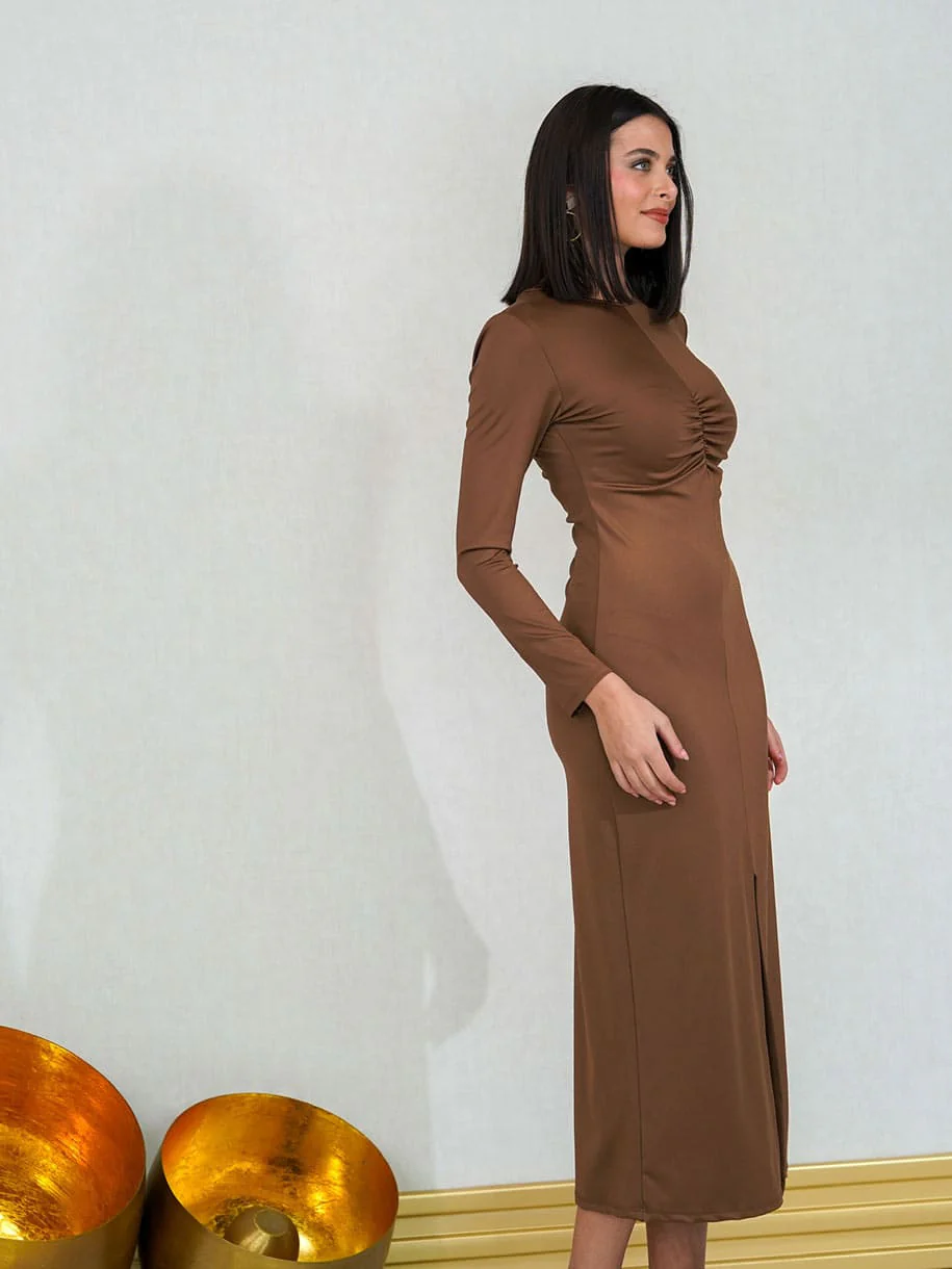 VESTIDO CLÁSICO FRUNCE - Image 6
