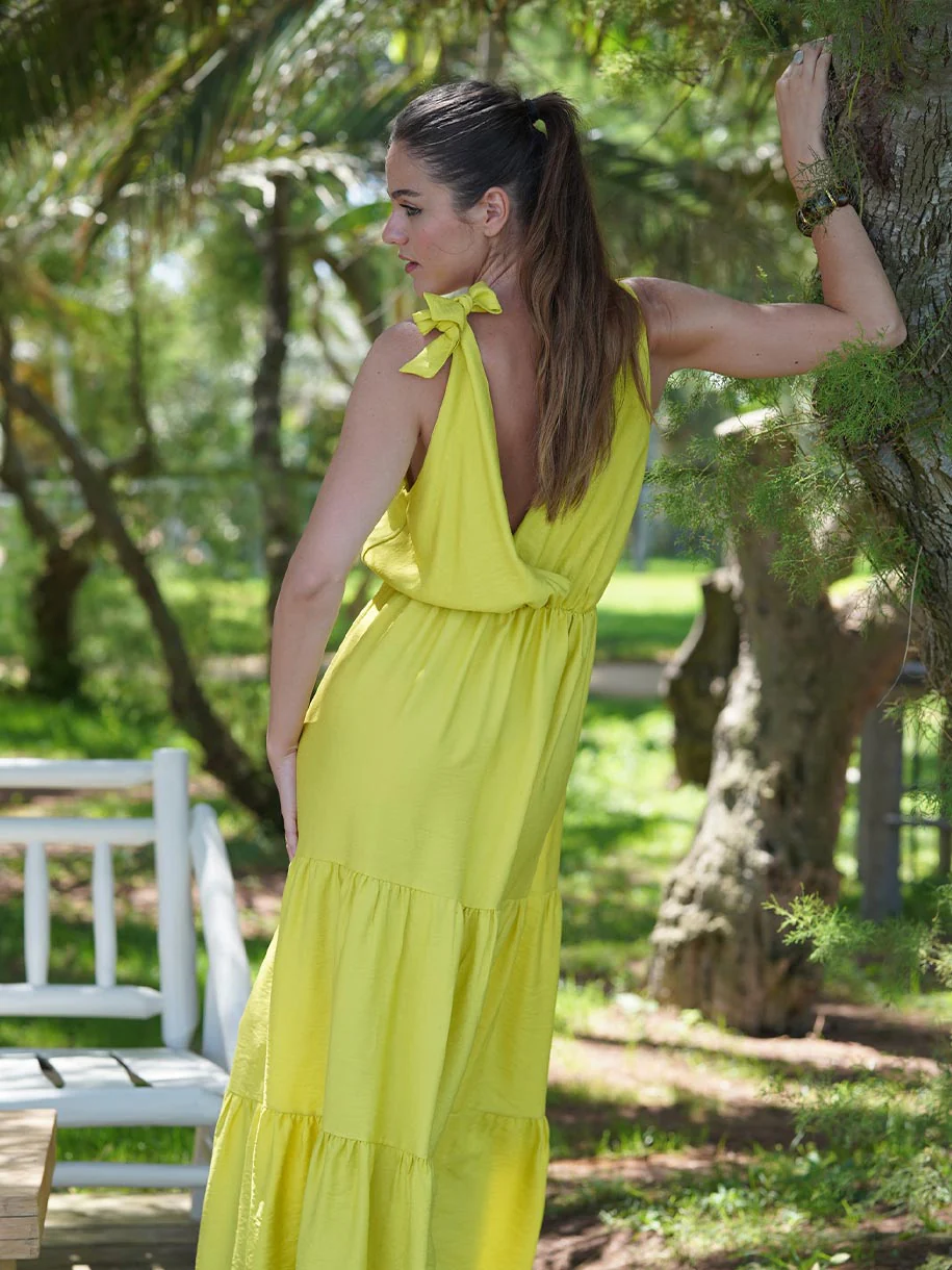 VESTIDO CRUZADO VOLANTES - Image 10