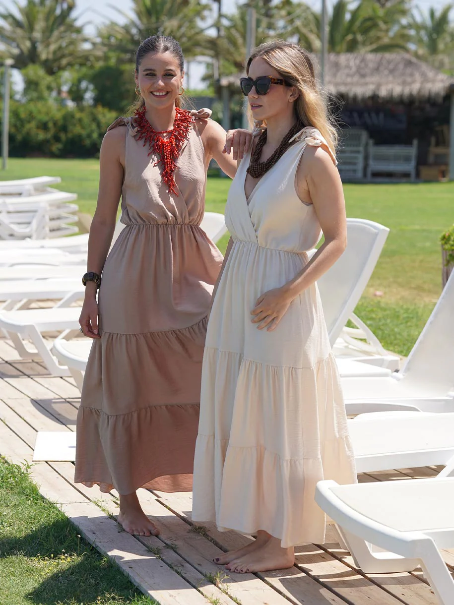VESTIDO CRUZADO VOLANTES - Image 5