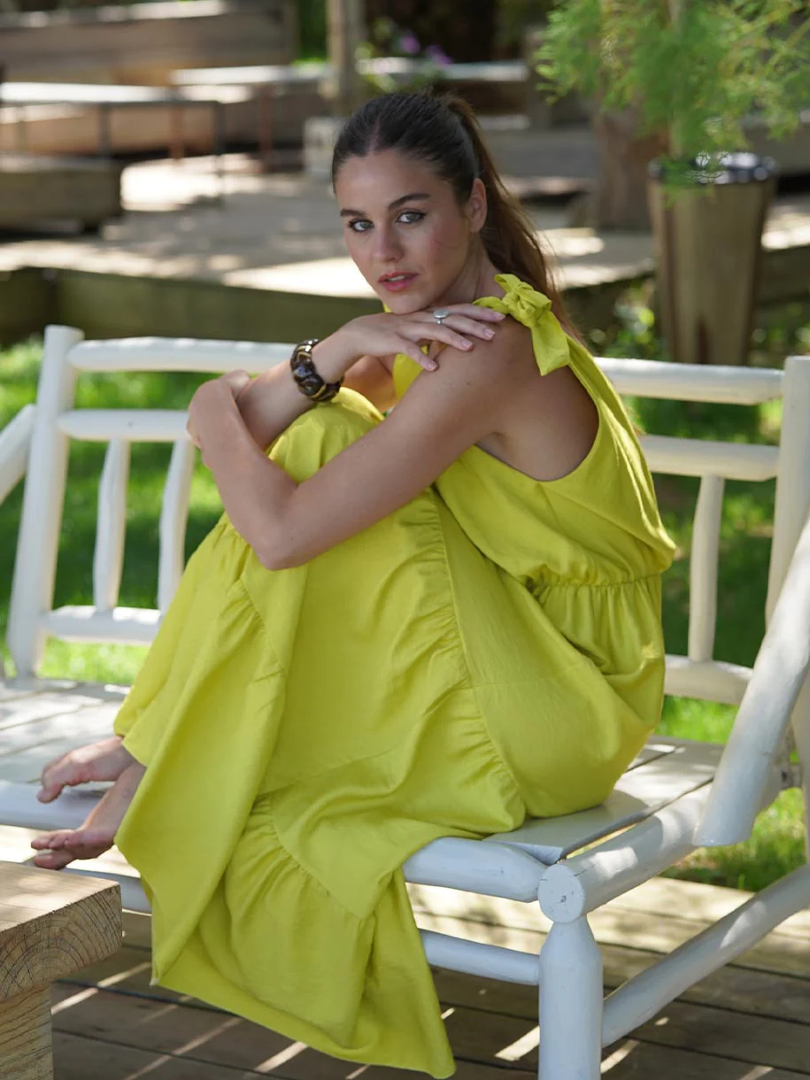 VESTIDO CRUZADO VOLANTES - Image 8