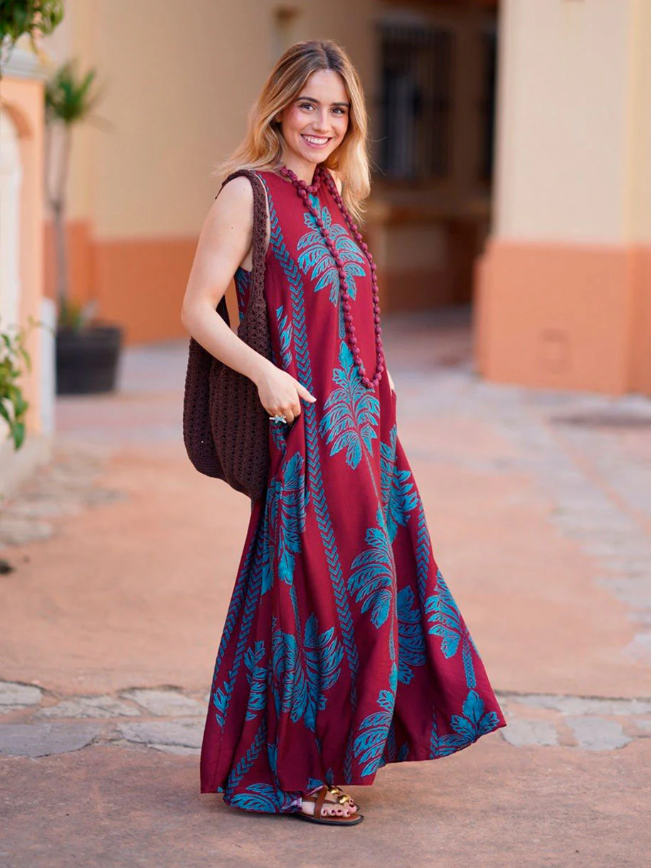 VESTIDO ESTAMPADO PALMERAL - Image 9