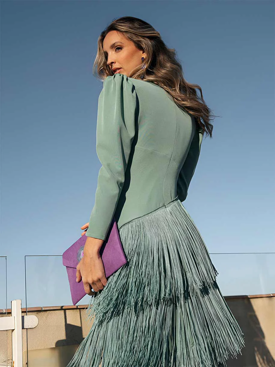VESTIDO FLECOS SALVIA - Image 2