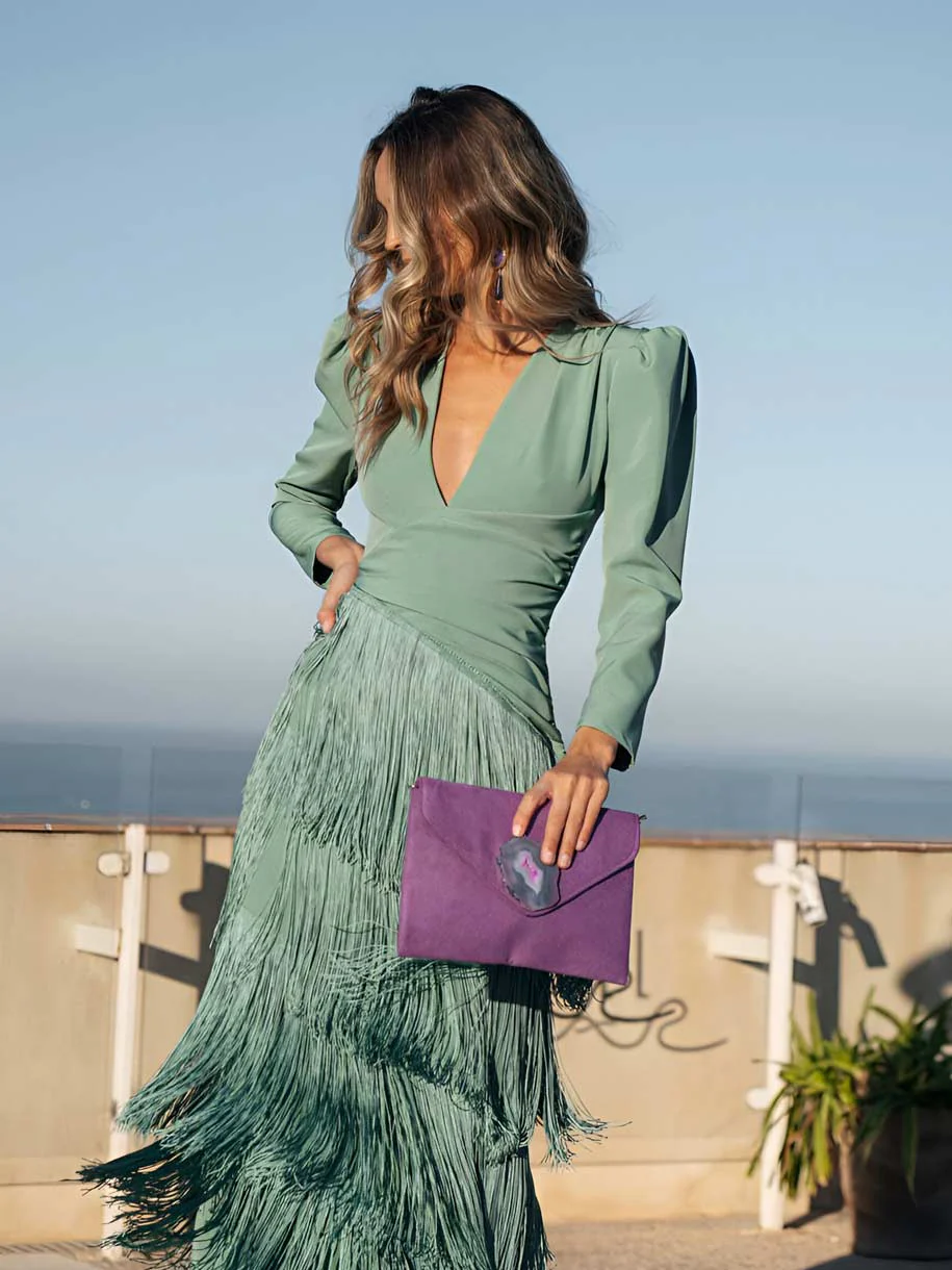 VESTIDO FLECOS SALVIA - Image 4