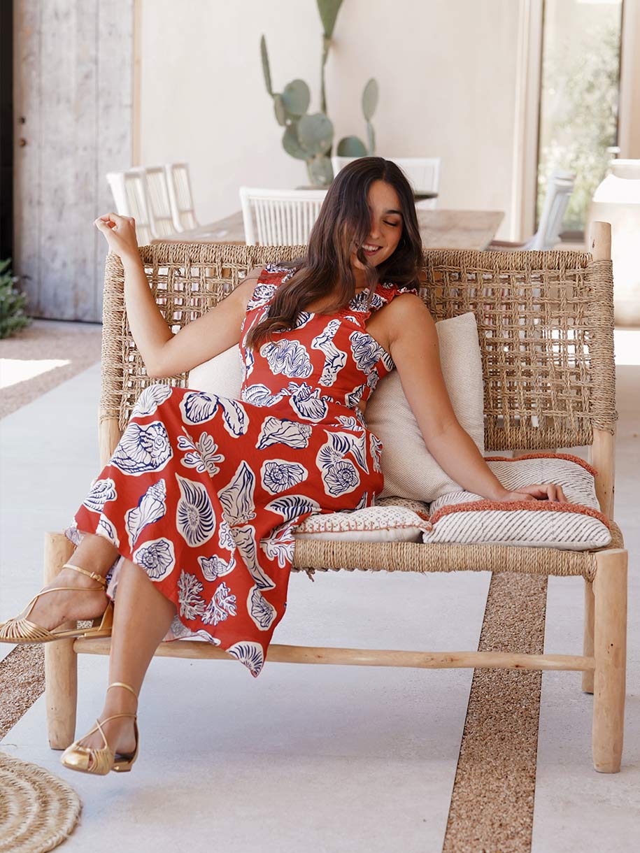 VESTIDO HOJAS ROUGE - Image 2