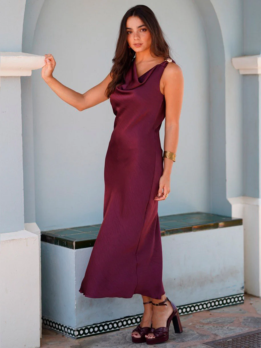 VESTIDO INVITADA SATÉN - Image 5