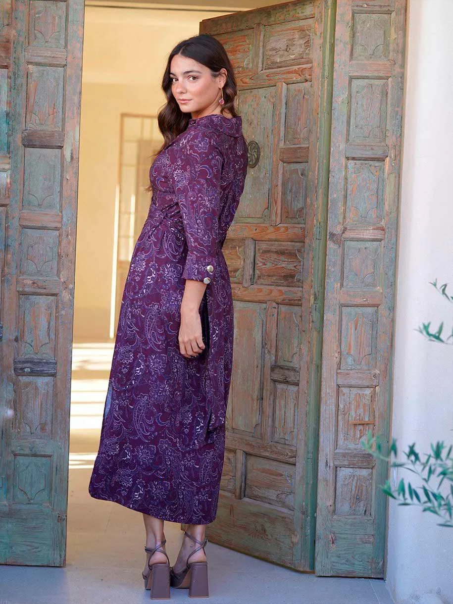 VESTIDO MEREN BERENJENA - Image 3